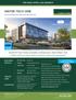 FOR LEASE: OFFICE, LAB, RESEARCH. 20,000 SF Floor Plates Available in Milwaukee s World Water Hub