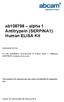 ab alpha 1 Antitrypsin (SERPINA1) Human ELISA Kit