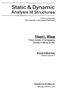 Static & Dynamic. Analysis of Structures. Edward L.Wilson. University of California, Berkeley. Fourth Edition. Professor Emeritus of Civil Engineering