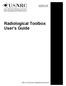 Radiological Toolbox User s Guide