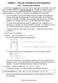 Chapter 1 Review of Equations and Inequalities