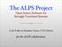 The ALPS Project. Open Source Software for Strongly Correlated Systems. for the ALPS co!aboration. Lode Pollet & Matthias Troyer, ETH Zürich