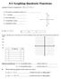 4-1 Graphing Quadratic Functions