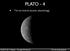 PLATO - 4. The terrestrial planets, planetology