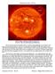 Astronomy 154 Lab 4: The Sun. NASA Image comparing the Earth with the Sun. Image from: