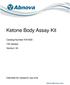 Ketone Body Assay Kit