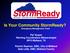 Is Your Community StormReady? Emergency Management Track