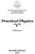 Practical Physics C