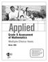 Applied. Grade 9 Assessment of Mathematics. Multiple-Choice Items. Winter 2005