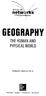 GEOGRAPHY THE HUMAN AND PHYSICAL WORLD