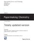 Papermaking Chemistry