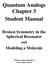Quantum Analogs Chapter 3 Student Manual