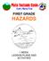 FIRST GRADE HAZARDS 1 WEEK LESSON PLANS AND ACTIVITIES