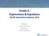 Grade 6: Expressions & Equations NCTM Interactive Institute, 2015