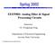 EEE598D: Analog Filter & Signal Processing Circuits