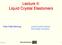 Lecture II: Liquid Crystal Elastomers. Kent State University