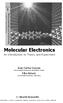 Molecular Electronics