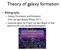 Theory of galaxy formation