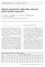 Dielectric characteristics of glass fibre reinforced plastics and their components