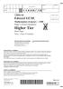 Paper Reference. Edexcel GCSE Mathematics (Linear) 1380 Paper 3 (Non-Calculator)