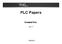 PLC Papers Created For:
