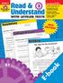 Read & Understan. Understand NEW EDITIO od u. o i. d b. u b. l r. t to. , Grade 3. Correlated Standards WITH LEVELED TEXTS