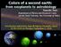 Colors of a second earth: from exoplanets to astrobiology