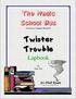 The Magic School Bus. A Science Chapter Book #5. Twister Trouble. Lapbook. by Amy Yee. . Yee Shall Know.