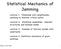 Statistical Mechanics of Jamming