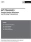 2017 AP Chemistry Sample Student Responses and Scoring Commentary Inside: Free Response Question 2 Scoring Guideline Student Samples
