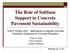 The Role of Subbase Support in Concrete Pavement Sustainability