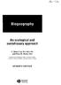 Biogeography. An ecological and evolutionary approach SEVENTH EDITION. C. Barry Cox MA, PhD, DSc and Peter D. Moore PhD