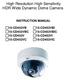 High Resolution High Sensitivity HDR Wide Dynamic Dome Camera
