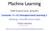 Machine Learning. CUNY Graduate Center, Spring Lectures 11-12: Unsupervised Learning 1. Professor Liang Huang.