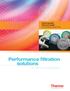 Thermo Scientific Titan3 and Target2 Chromatography Syringe Filters. Performance filtration solutions. for sample preparation