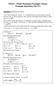 ES2A7 - Fluid Mechanics Example Classes Example Questions (Set IV)