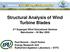 Structural Analysis of Wind Turbine Blades