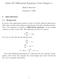 Math 225 Differential Equations Notes Chapter 1