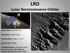LRO Lunar Reconnaissance Orbiter