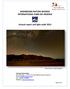 NAMIBRAND NATURE RESERVE INTERNATIONAL DARK SKY RESERVE. Annual report and light audit 2015