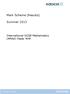Mark Scheme (Results) Summer International GCSE Mathematics (4MA0) Paper 4HR