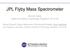 JPL Flyby Mass Spectrometer