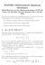 MAT265 Mathematical Quantum Mechanics Brief Review of the Representations of SU(2)