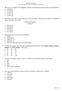 Chemistry 116 Pre-test Some questions from Chem 115 Final exam; Fall 2014