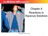 Chapter 4 Reactions in Aqueous Solutions. Copyright McGraw-Hill