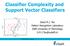 Classifier Complexity and Support Vector Classifiers