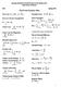 MASSACHUSETTS INSTITUTE OF TECHNOLOGY Department of Physics Spring 2014 Final Exam Equation Sheet. B( r) = µ o 4π