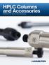 HPLC Columns and Accessories. Solutions for liquid chromatography