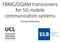 FBMC/OQAM transceivers for 5G mobile communication systems. François Rottenberg