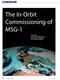 The In-Orbit Commissioning of MSG-1
